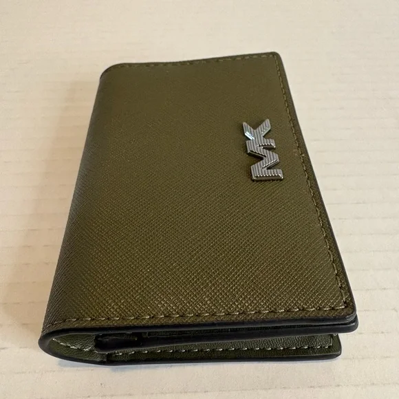 Michael Kors Rivington Saffiano Leather Billfold Wallet with Coin Pouch - Picture 3 of 5